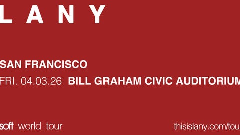 Lany: Soft World Tour