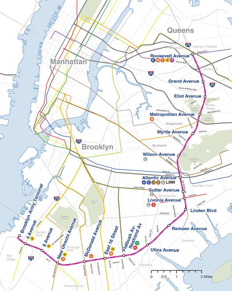 Once completed, the Interborough Express will link Sunset Park, Brooklyn, to Jackson Heights, Queens