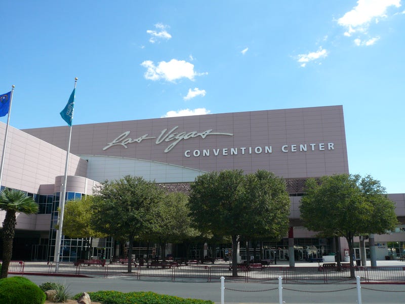 The outside of the Las Vegas Convention Center