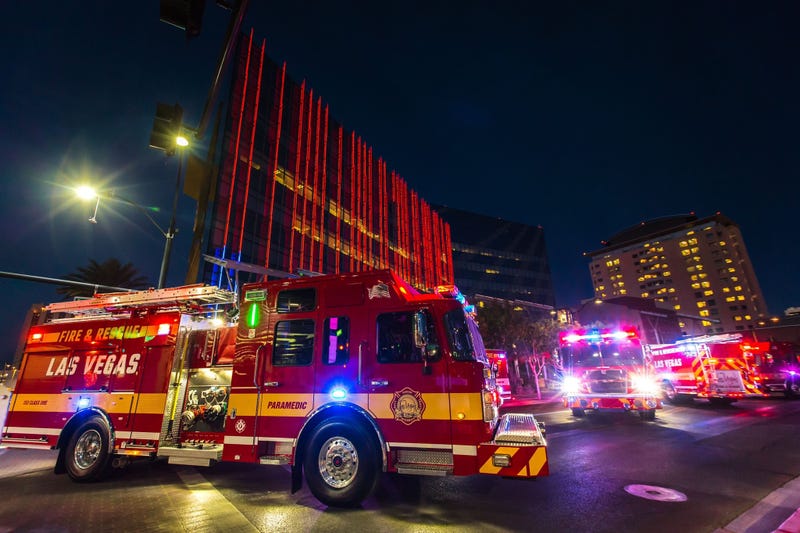 Las Vegas Fire and Rescue on scene of an emergency
