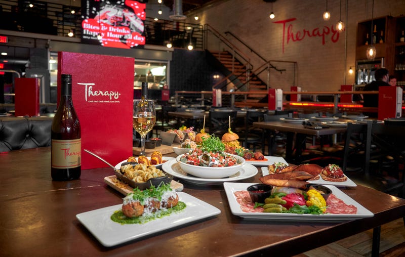 Therapy restaurant displays entrees available for 2021's Las Vegas Restaurant Week
