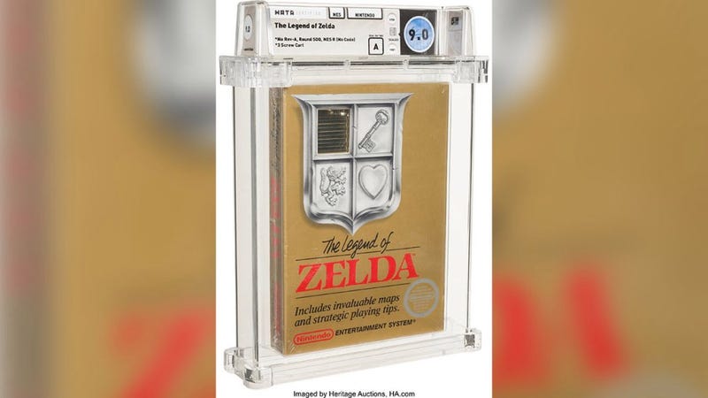 An unopened copy of Nintendo’s The Legend of Zelda that was made in 1987 has sold at auction Friday for $870,000.