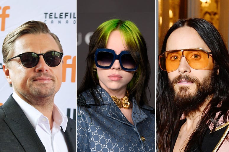 Leonardo DiCaprio, Billie Eilish, Jared Leto