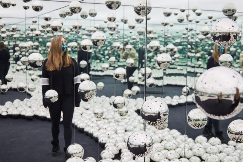 Let's Survive Forever by Yayoi Kusama at WNDR Museum