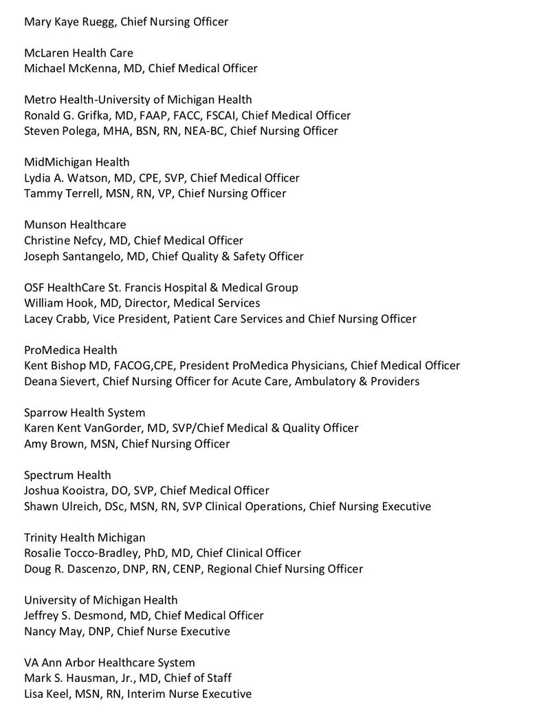An open letter urges Michiganders to get vaccinated before it’s too late