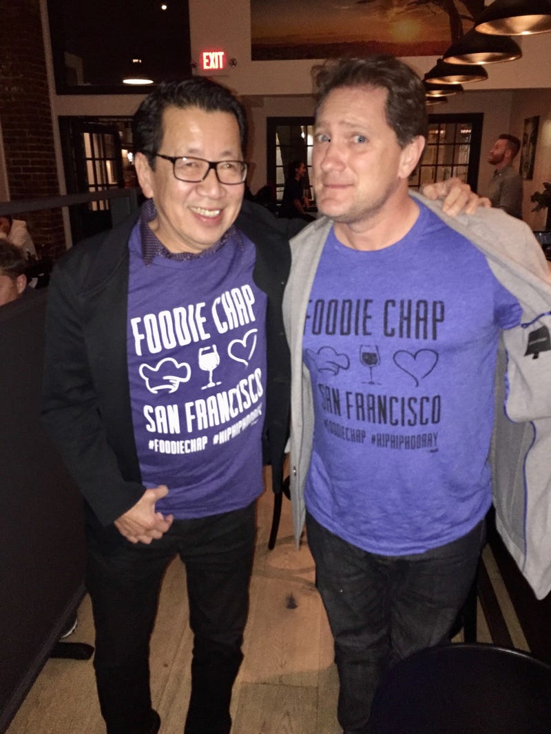 Liam and legendary Rolling Stone Editor Ben Fong-Torres.
