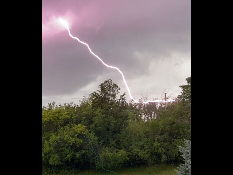 Lighting in Farmington Hills on Thursday