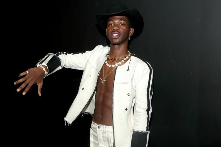 Lil Nas X is seen as Fashion Nova Presents: Party With Cardi at Hollywood Palladium