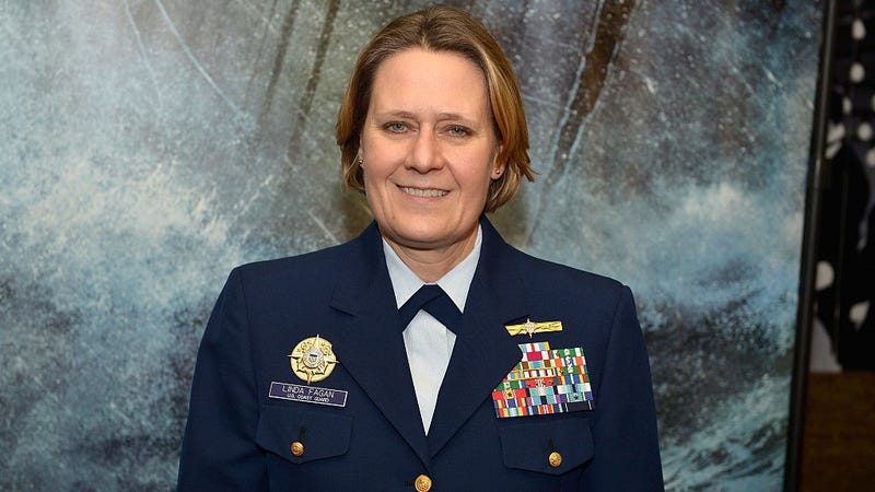 The Walt Disney Studios hosted a special 3D IMAX Screening of the Finest Hours for the US Coast Guard and local family, friends and supporters of the movie which was filmed in Quincy MA. Coast Guard Rear Admiral Linda Fagan attends the screening of THE FINEST HOURS on January 28, 2016 in Boston, Massachusetts.