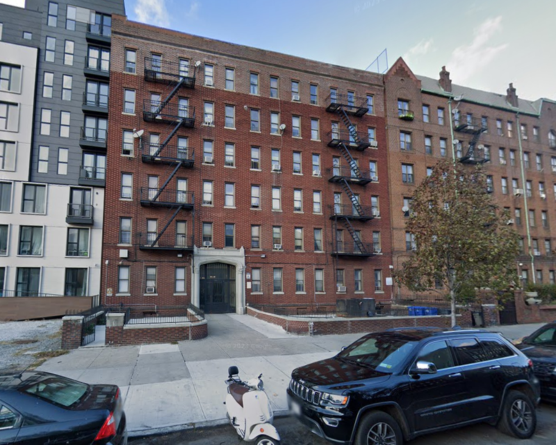 A 67-year-old woman's body was found in a box at her 179 Linden Blvd. apartment.