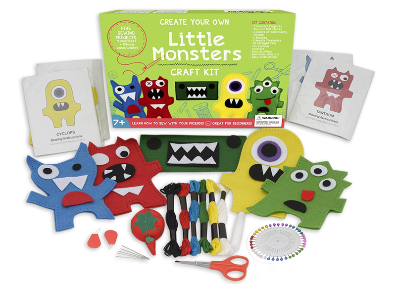 Little Monsters Beginners Sewing Craft Kit