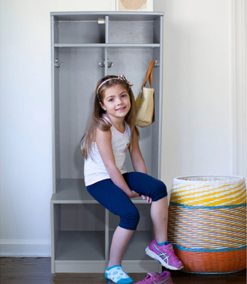 Little Partners 2 Cubby Wooden Locker