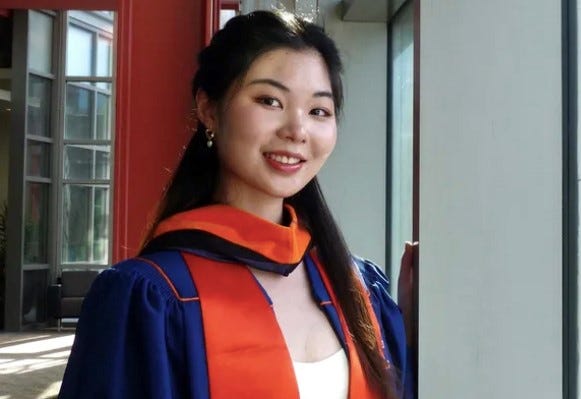Eva Liu graduation picture