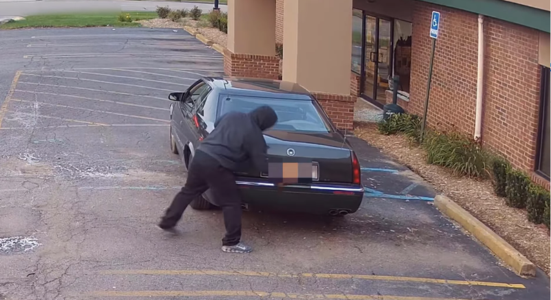 Suspect reveals license plate following Livonia burglary