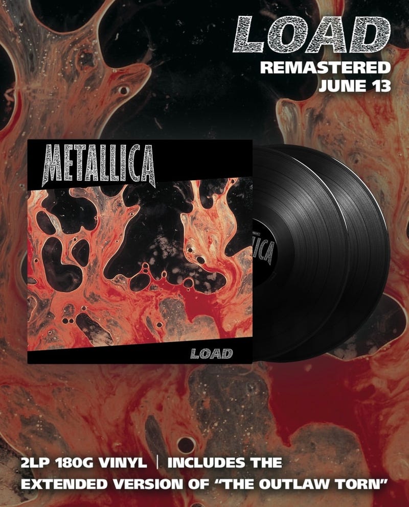 Your Chance to Win Metallica's Load (Remastered) Limited Edition Deluxe Box Set from Terry Boyd!