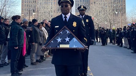 Moving retirement ceremony marks end of 38 year career for BPD Commissioner Byron Lockwood