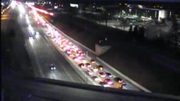 Troopers reopen SB Lodge Freeway after driver claims he was targeted by highway shooter