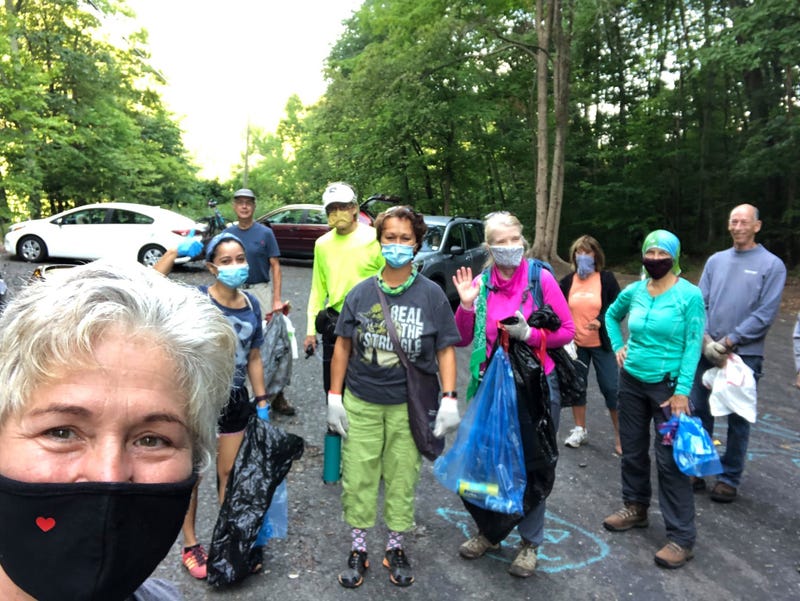 A group of hikers in the Hartford Area