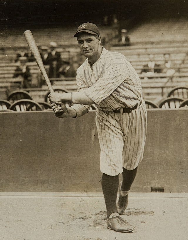 Lou Gehrig is one of the greatest players in Yankees history.
