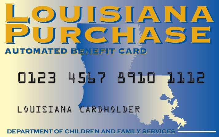 Louisiana food stamp recipients no longer able to use benefit to purchase soft drinks, energy drinks, candy