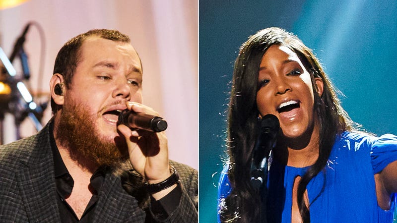Luke Combs and Mickey Guyton
