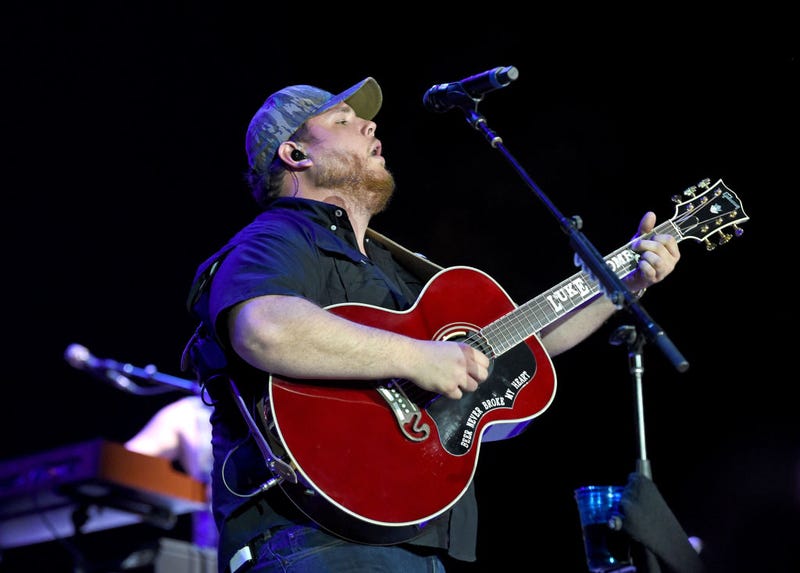Luke Combs performs onstage during the 2019 Stagecoach Festival at Empire Polo Field on April 27, 2019 in Indio, California