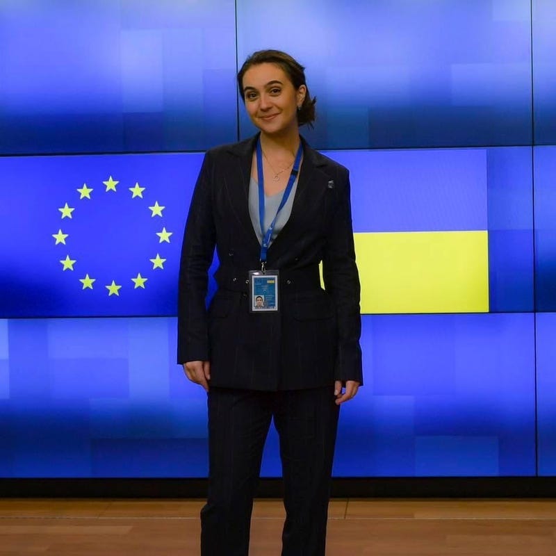 Ukrainian Journalist Luliia Mendel 