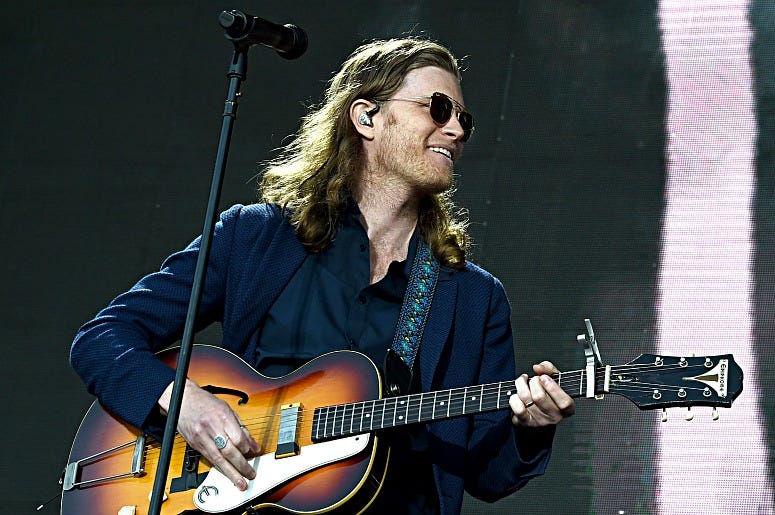 Wesley Schultz of The Lumineers performs onstage at KROQ Weenie Roast