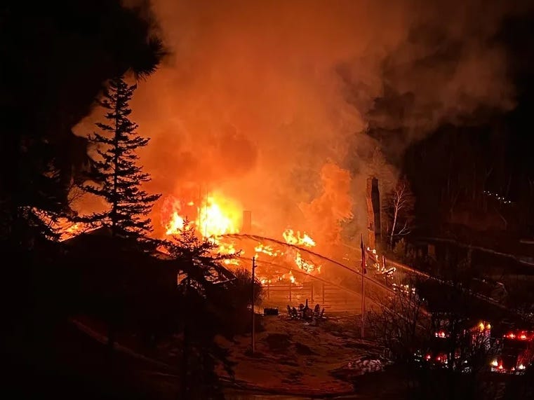 Lutsen lodge fire
