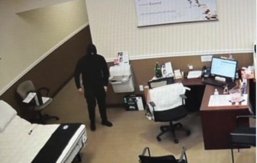 Police say a man, wearing all black with a face covering, came into the store and demanded money.