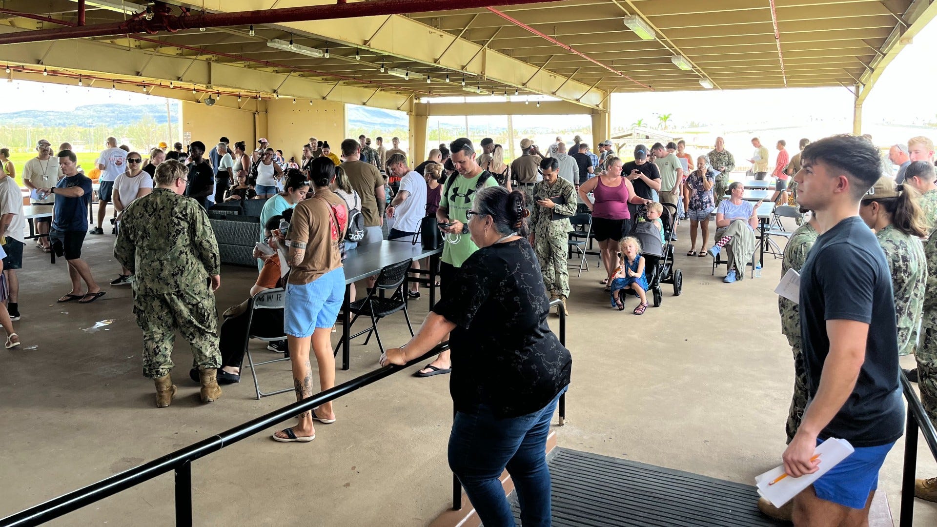 Navy-Marine Corps Relief Society providing assistance in Typhoon Mawar's wake