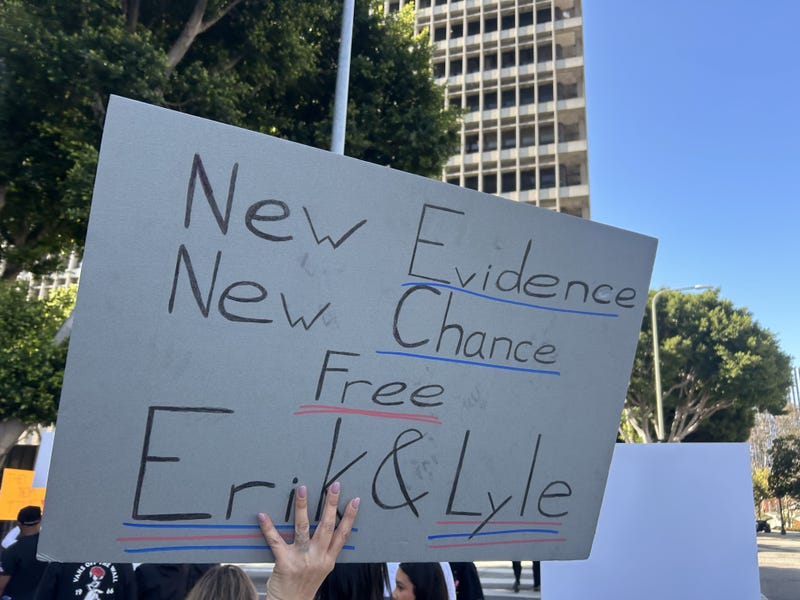 Sign for Menendez Brothers