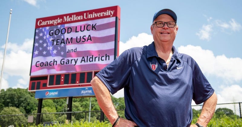Gary Aldrich CMU Track and Field coach