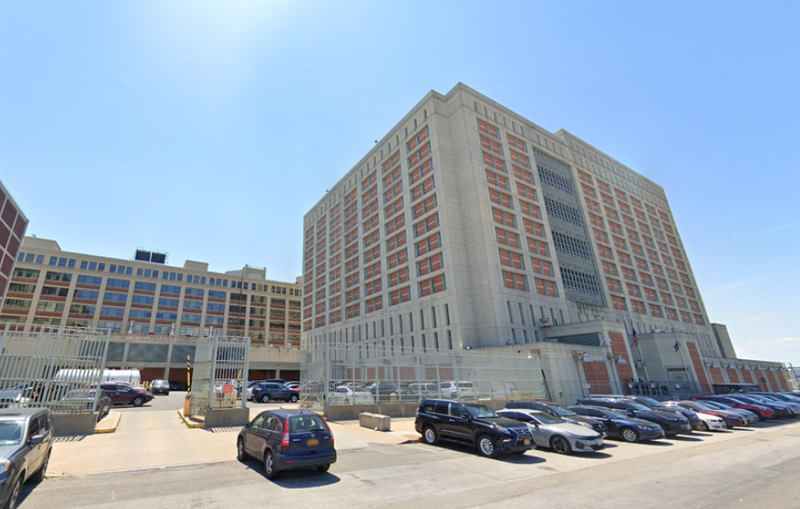 the Metropolitan Detention Center, a federal detention facility in Brooklyn