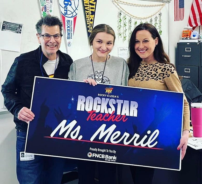 Rocky & Lissa w/ Ms. Merrill