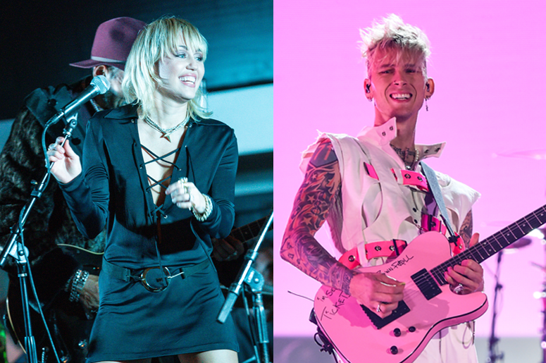Miley Cyrus and Machine Gun Kelly