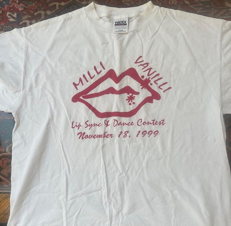 The Aforementioned Milli Vanilli T-Shirt