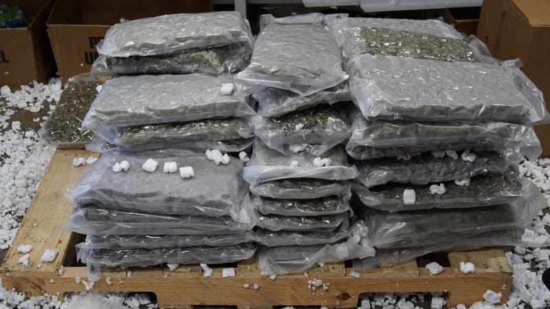pot seized at border