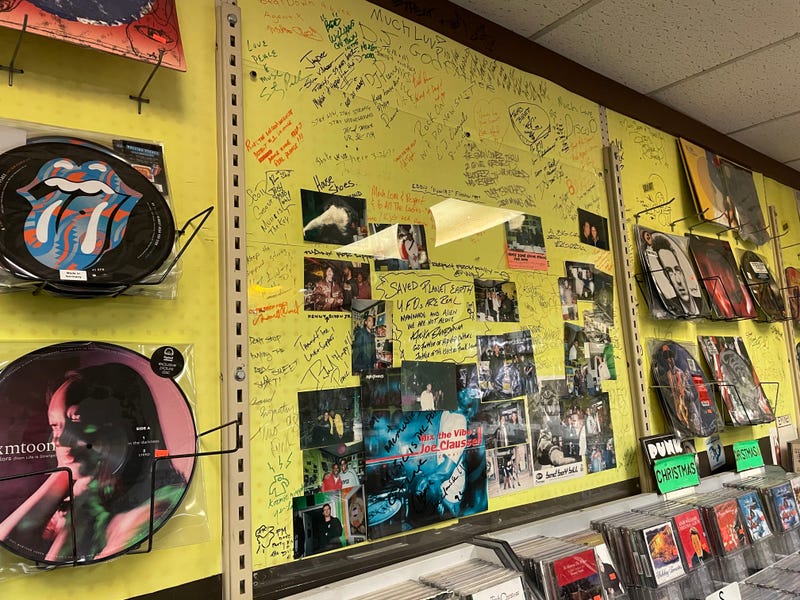 Melodies & Memories record store in Eastpointe, Mich.