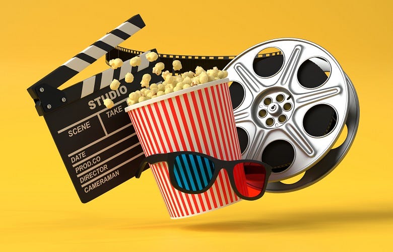 Popcorn & Movie Reel