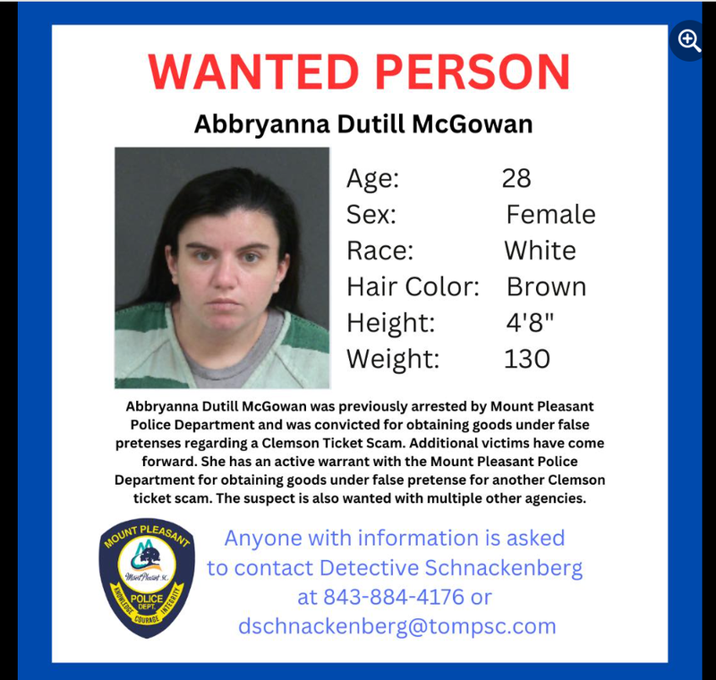 Mount Pleasant Police Department Facebook Page