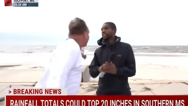 WATCH: Reporter covering Hurricane Ida’s aftermath interrupted by angry passerby – ‘Cover this accurately!’