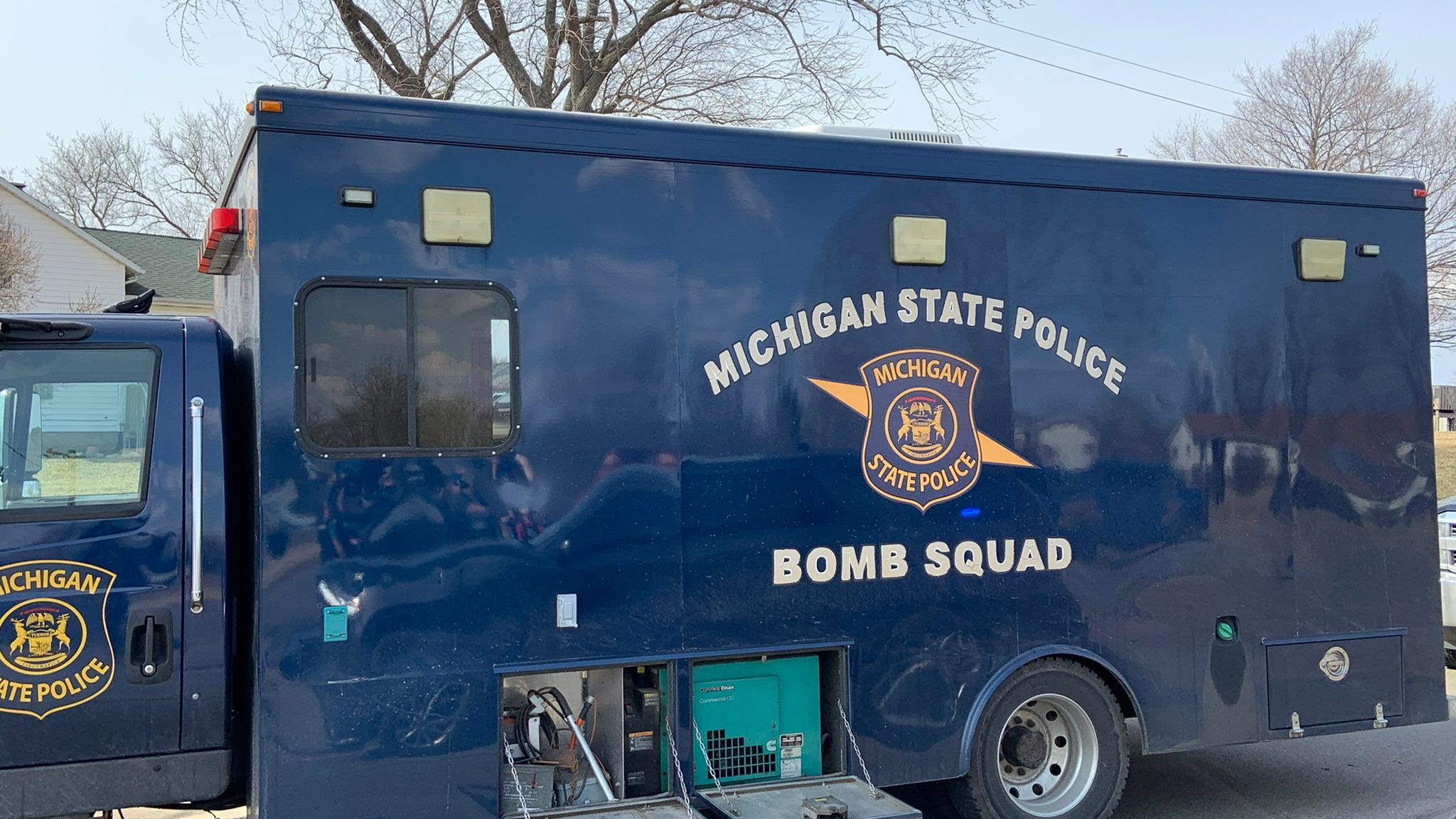 MSP bomb squad, drone used on scene of officer-involved shooting; suspect hospitalized