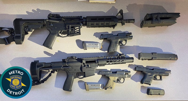 Guns seized at Royal Oak Township hotel