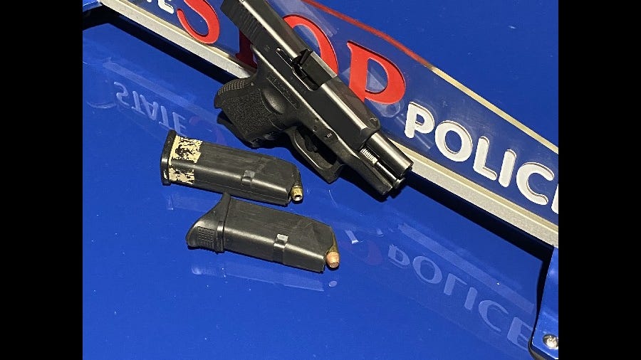 Man arrested with illegal gun after state troopers bust drag racers near Traverse City