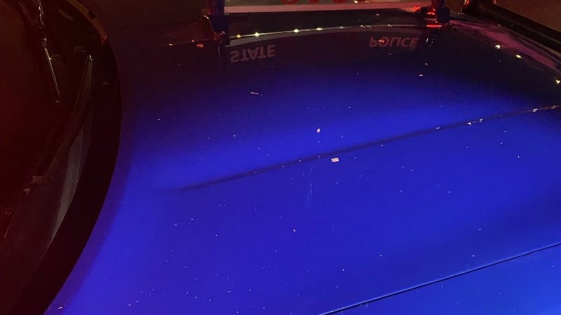 'Way too much silliness': person throws glass bottle at MSP car on I-75 in Detroit