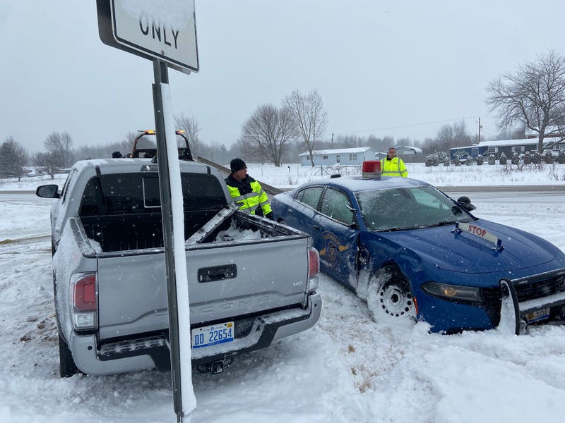 MSP car in snow