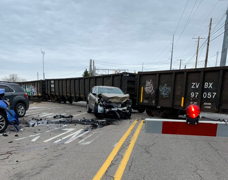 Car vs. Train crash