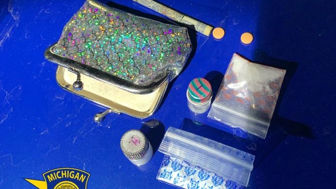 Michigan woman facing charges after MSP troopers find meth, cocaine in sparkly purse