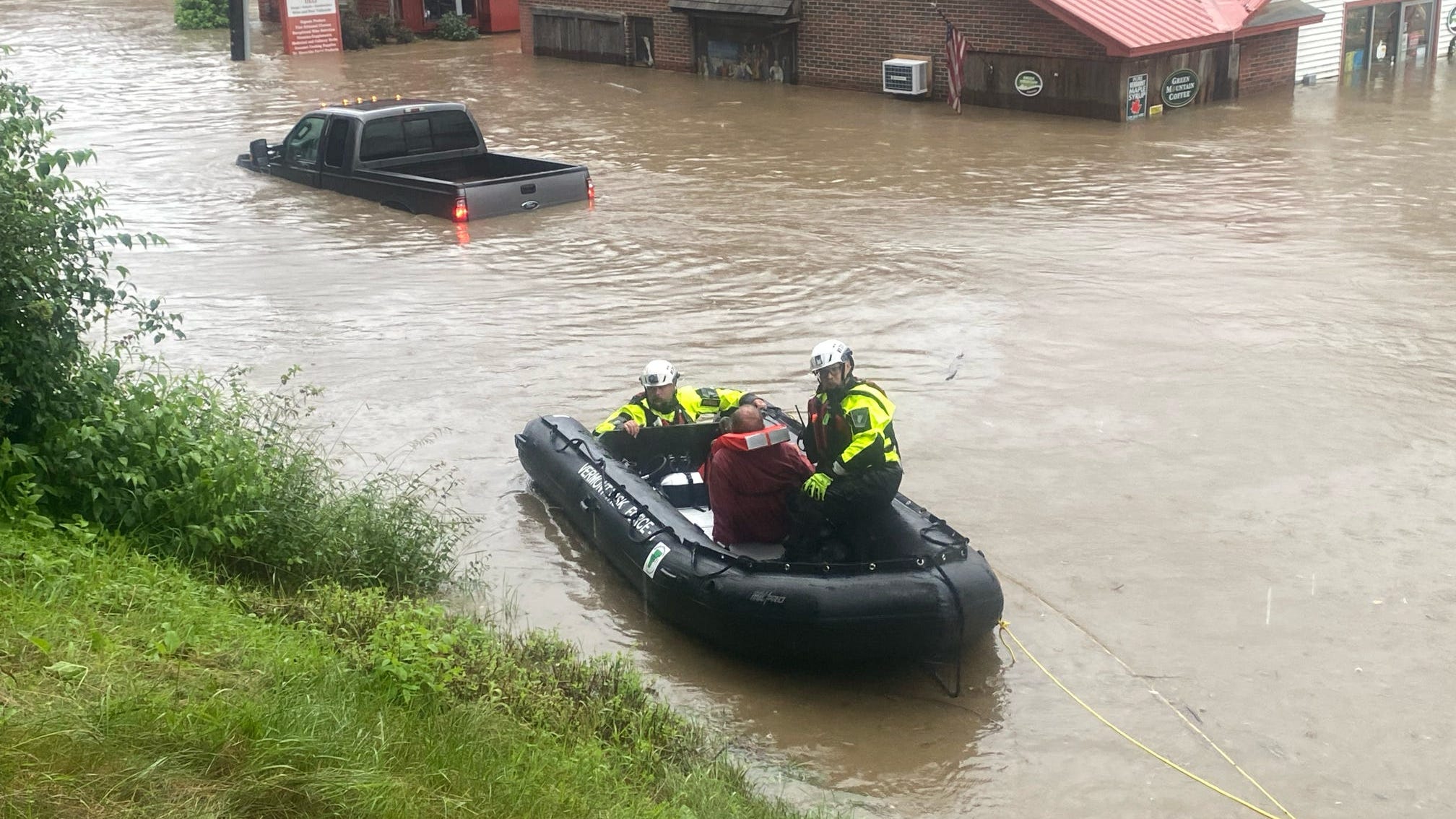 Water rescue team from Michigan heads to Vermont to help save residents trapped by flooding